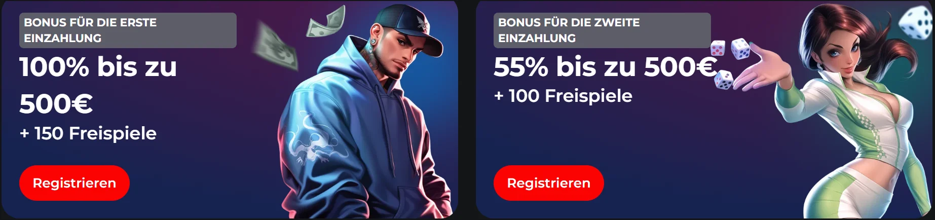 Turbowinz Casino Boni und Aktionen